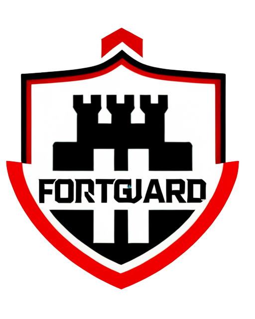 Fort Guard company logo — shield and fortress mark.